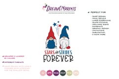 Stars and Stripes Forever | Patriotic Gnomes SVG Product Image 2