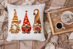 Fall Gnomes. Watercolor Clipart. PNG. JPG Product Image 5