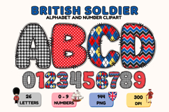 British Soldier Patriotic Alphabet PNG Clipart Product Image 1
