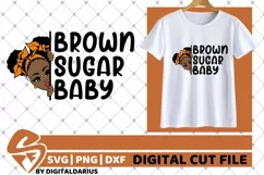 Peeking Girl svg, Afro Girl svg, Afro Puffs svg, Black Queen Product Image 2