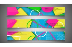 Set banner background for your design. vector graphic design Product Image 1