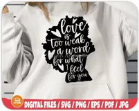 I Love You SVG, Romantic Svg, Couple Svg, Quote About Love Product Image 5