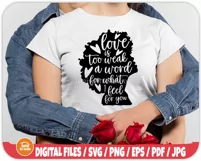 I Love You SVG, Romantic Svg, Couple Svg, Quote About Love Product Image 4