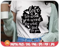 I Love You SVG, Romantic Svg, Couple Svg, Quote About Love Product Image 2