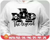 The Man The Myth The Legend SVG | Dad Svg | Fathers Day Gift Product Image 3