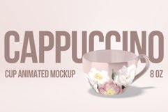 Cappucino Cup Animated Mockup 8oz Product Image 1