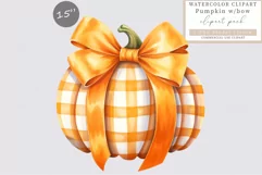 Pumpkin clipart, Autumn clipart, Fall clipart Product Image 1