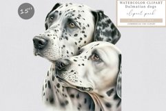 Dalmatian dogs clipart, Dogs clipart, Family sublimation Product Image 1