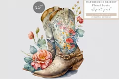Cowboy boots clipart, Cowgirl boots, Boots clipart, Product Image 1