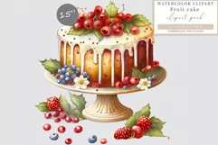 Cake clipart, Birthday clipart, Valentine's Day, Party Png Product Image 1