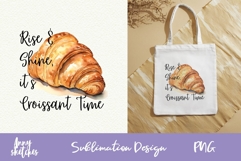 Le Croissant Sublimation Design French Paris PNG Clipart Product Image 1