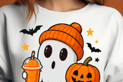 Cute Halloween Ghost Sublimation Design Product Image 3