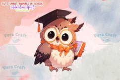 Cute Smart Animals Sublimation Clipart Product Image 2