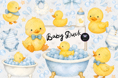 Baby Duck Clipart Product Image 1