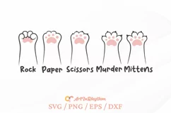 Cat Murder Mittens Svg, Cat Svg, Cat Paws Svg, Cat Svg Files Product Image 1