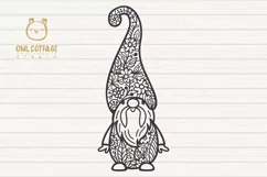Scandinavian Floral Gnomes SVG, Gnome Clipart, Tomte Product Image 3