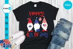 Happy 4th of July Svg, Gnomes 4th July Svg Product Image 3