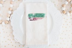 Turquoise and Blush Pink Brush Strokes Bundle Product Image 12