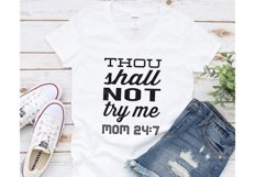 Thou shall not try me - SVG Product Image 1