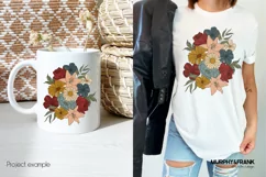 Flower Sublimation Png | Boho Floral Png | Wildflower Png Product Image 2