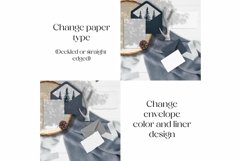 Invitation Wedding Suite Mockup | RSVP Mockup | Details Card Product Image 2