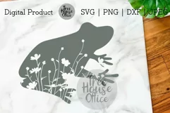 Flower Frog Mandala Forest Zentangle Floral SVG DXF PNG JPEG Product Image 1