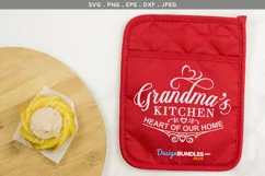 Grandma's Kitchen, Heart of our home - svg cut files Product Image 1