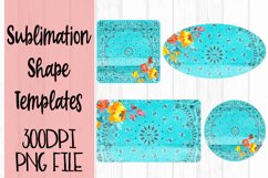 Country Bandanna Sublimation Templates Product Image 1