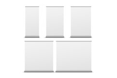 Roll up banner sizes. Empty stand mockups for presentation o Product Image 1