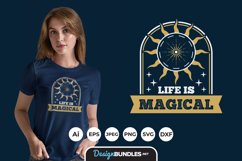 Life is Magical Hand Drawn Lettering SVG Product Image 1