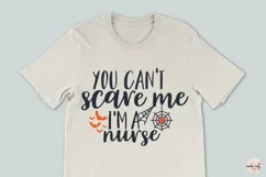 You Cant Scare Me I AM Nurse - Halloween SVG EPS DXF PNG Product Image 3