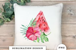 Watermelon Sublimation Designs Downloads PNG Product Image 5