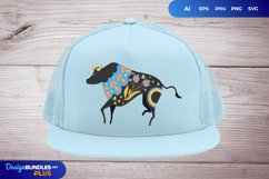 Cow Folk Art SVG Product Image 2