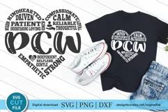 Personal care worker svg, pcw svg, caregiver svg, patient Product Image 1