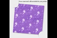 12 Spring Lavender Digital Papers in Pastel Lilac Color Product Image 3