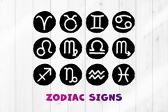 Zodiac Signs Clipart SVG Bundle Product Image 1