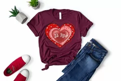 Be Mine Valentine, Red Heart Valentine PNG Product Image 4