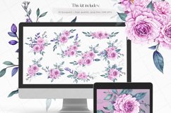 Bouquets of Peonies Clip Art Product Image 2