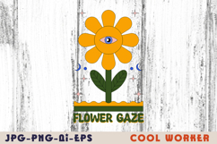 Retro 1970s Floral Illustration Product Image 1