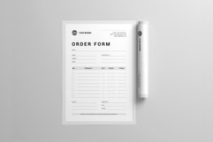 Order Form | MS Word &amp; Indesign Product Image 4