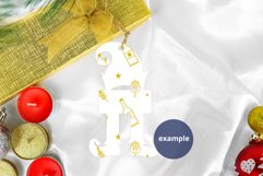 Christmas Elf Mockup Ornament PSD, Elf Ornament Mockup PNG Product Image 4