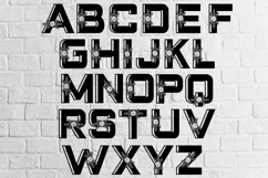 Sporty Spring Floral Alphabet A-Z svg eps ai png pdf Product Image 2