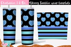 Neon hearts 20 Oz. Skinny Tumbler Bundle Product Image 5