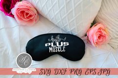 Hustle plus Muscle- Motivational SVG Cut File Product Image 8