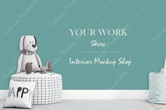 Blank wall mockup, Kids mockup Product Image 1