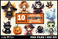Cute Halloween Sublimation Designs PNG Clipart Product Image 1