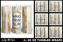 Christian Tumbler Sublimation Designs PNG Wrap Product Image 1