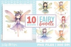 Fairy Clipart | Watercolor Sublimation Bundle Product Image 1
