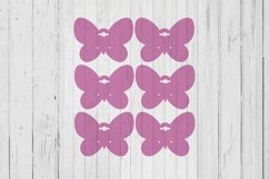 Butterfly earring card template dxf svg png ai files Product Image 1