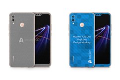 Huawei P20 Lite Vinyl Skin Design Mockup 2018 Product Image 1